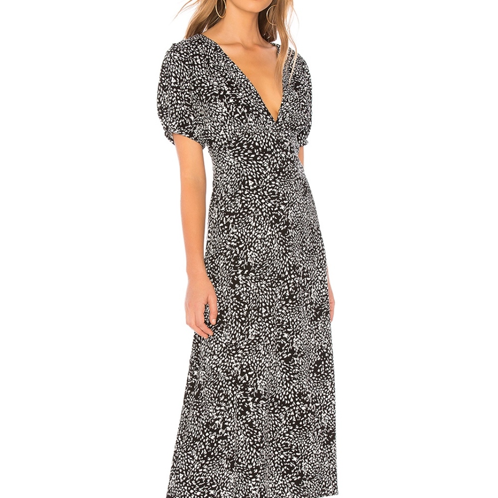 FREE PEOPLE Looking For Love Midi Dress Boho